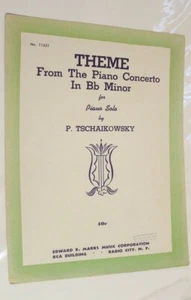 Tema Dal Concerto per Pianoforte in Bb Spartiti Minori 1916 - Foto 1 di 2