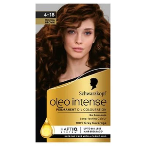 Schwarzkopf Oleo Intense Permanent Oil Colour Hair Dye 4-18 Mocca Brown - Picture 1 of 5