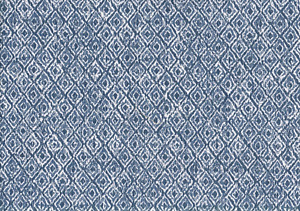 5.75 Yds Scalamandre Fabric Blue Diamonds   Indoor/Outdoor  Upholstery
