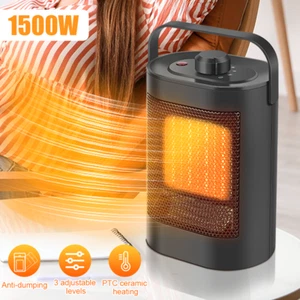 1500W Electric PTC Ceramic Space Heater Portable Heater Fan for Home Warm UK - Picture 1 of 10