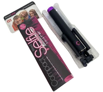 Tzumi Compact Wired Selfie Stick Phone Accessories Extends from 7 to 30" - Image 1 of 3