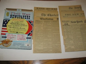 Bürgerkrieg Zeitungen Lot 6: 3 Northern & 3 Southern Serie A - Bild 1 von 11