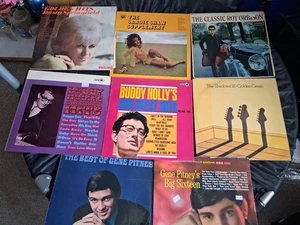 60s Vinyl LP Records Job Lot Dusty Springfield Sandie Shaw Buddy Holly Shadows - Picture 1 of 9