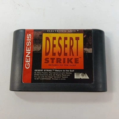 Desert Strike: Return to the Gulf (Sega Genesis, 1992) PROBADO Auténtico Foto 1 de 4