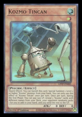 Yu-gi-oh Kozmo Tincan Ghosts From the Past #GFTP-EN085 1st Ed Holo 2020 - Image 1 of 2