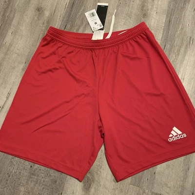 adidas Entrada 22 Shorts Mens Medium Team Power Red Football Soccer Pull-On NEW - Image 1 of 4