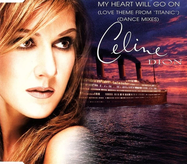 RARE CD Single Slim Case Celine Dion My Heart Will Go On Dance Mixes Club - Image 1 of 1