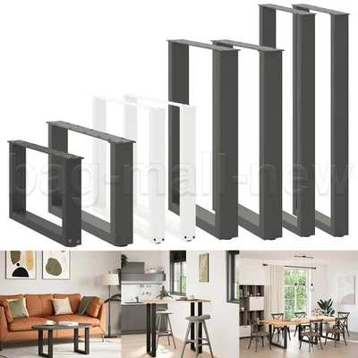 2/3er Tischgestell Tischbeine Möbelfuß Tischkufen Hairpin Leg Tischfüße Stahl - Bild 1 von 4