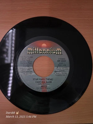 1977 Star Wars Theme/Cantina Band, Meco/John Williams, Stereo 45 - Image 1 of 3