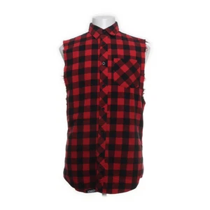 Adonis, Weste, Größe: M, Schwarz/Rot, Baumwolle, Karo, Herren #1Jy - Bild 1 von 5