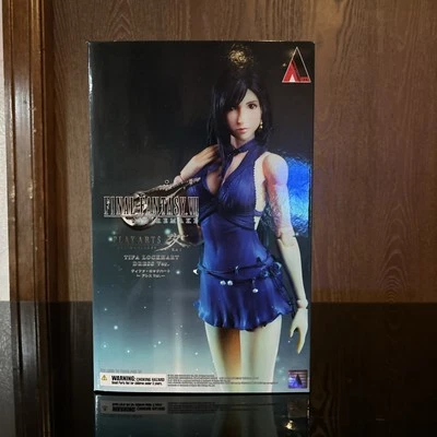 Final Fantasy VII Play Arts Kai Tifa Lockhart Dress Version NIB - Image 1 of 4