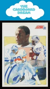 Barry Sanders 1991 Score The Leader #663 HOF Detroit Lions - Picture 1 of 2