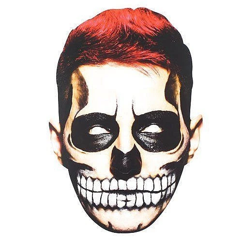 MASCHERA DIA DE LOS MUERTOS ROSSO - Immagine 1 di 1