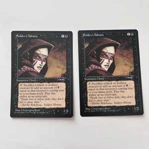 X2 Soldevi Adnate (A) - Alliances - ALL NM NP MTG Black Common 2X - Bild 1 von 2