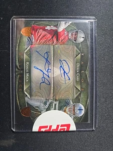 2014 TOPPS VALOR ALLIANCE DUAL AUTO RC Derek Carr/Khalil Mack /10 Gold DA-CM - Picture 1 of 3