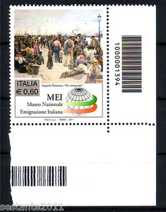 ITALIA 2011 MUSEO EMIGRAZIONE CODICE A BARRE 1394 MNH** 199M ANGOLO LEGGI TESTO - Imagen 1 de 1