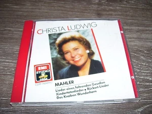 Christa Ludwig - Mahler Gustav * EMI STUDIO CD WEST GERMANY 1988 * - Imagen 1 de 3