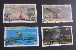 Djibouti 1985 Nacimiento Bicent John Audubon Birds SG941/4 usado como foto - Imagen 1 de 1