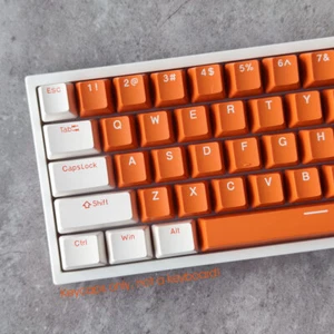 Juego de teclas PBT de doble color de doble disparo OEM para teclados mecánicos 61/87/104 MX - Imagen 1 de 24