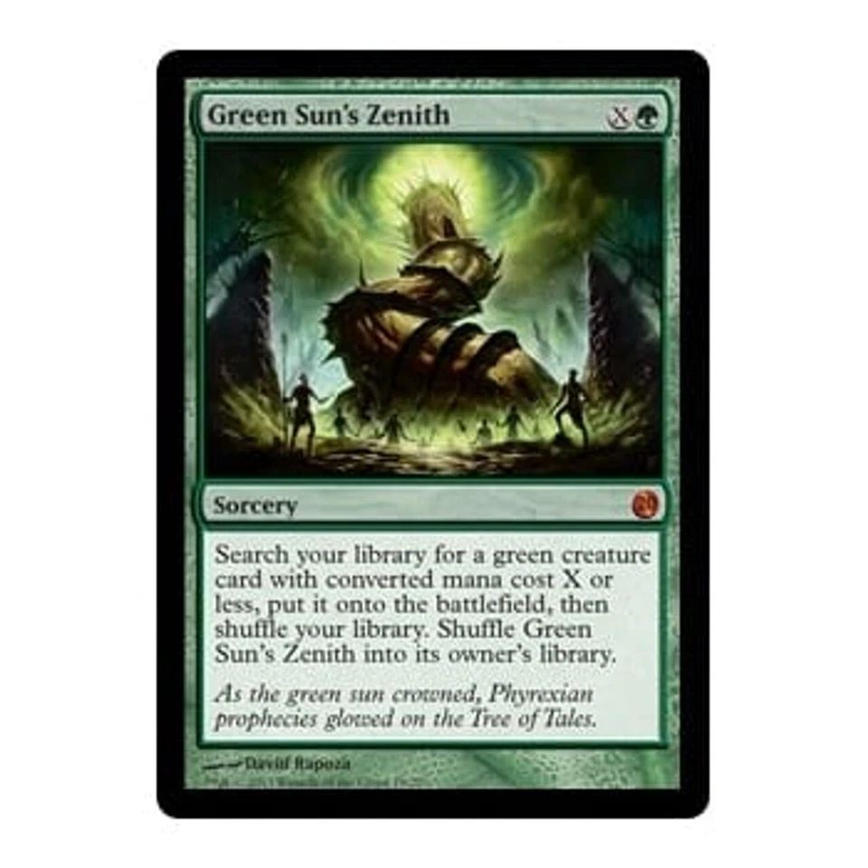 Green Sun's Zenith - Magic the Gathering Card  - From the Vault: 20 - Unsed - Image 1 of 1