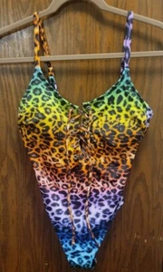 SIRENA Women's Size M One Piece Swimsuit Bathing Suit Animal Print 26 Long  - Picture 1 of 14
