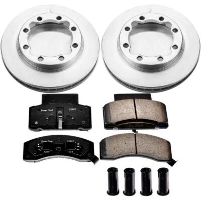 Комплект дисковых тормозов PowerStop - передний - подходит для Chevrolet K3500 1990-2000, Dodge Ram 250 - Изображение 1 из 4