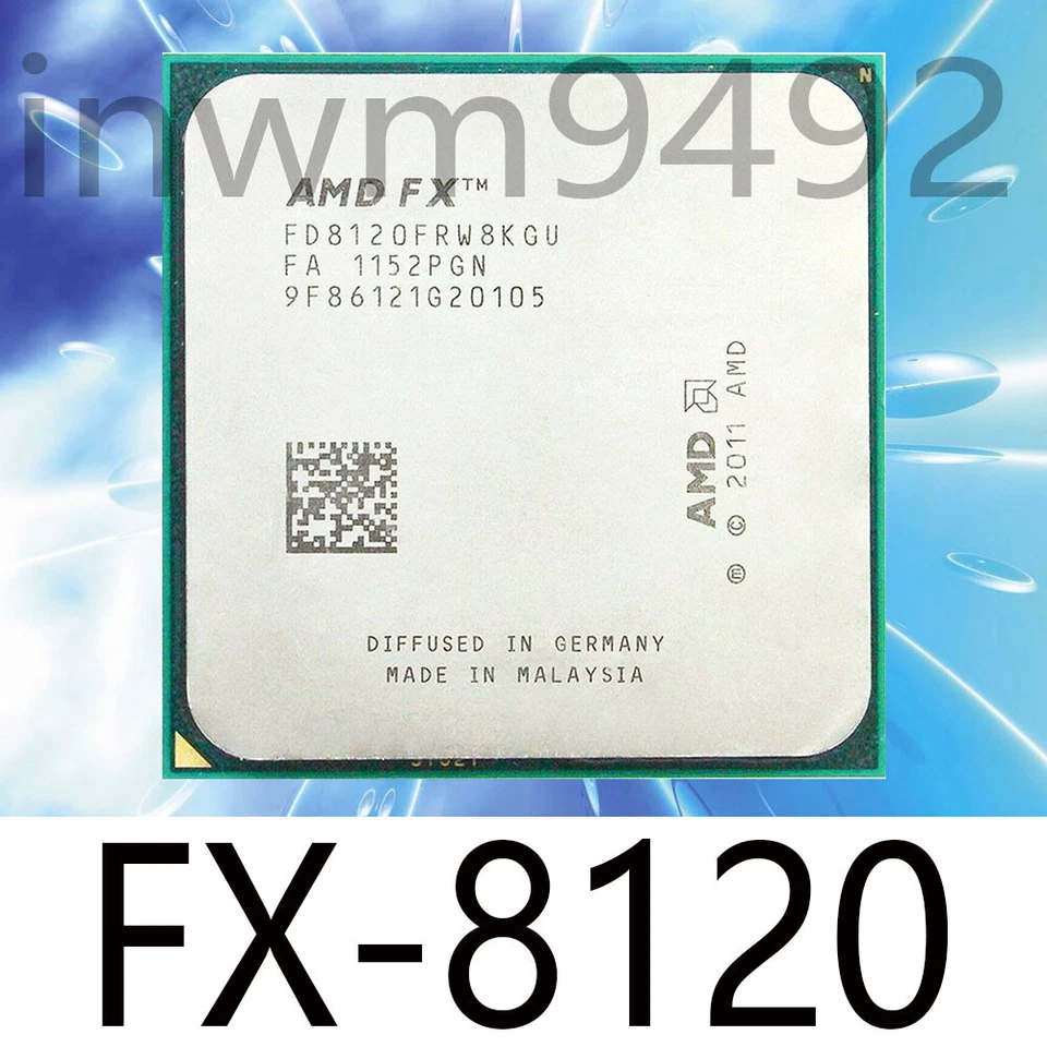 AMD FX-8120 FX-8120 3.1GHz 8-Core 8MB 125W Socket AM3+ CPU Processor - Image 1 of 1