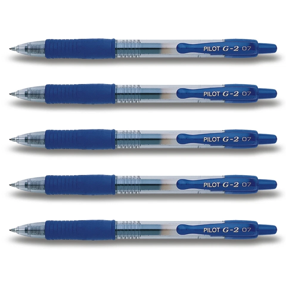 Pilot G2-07 Gelschreiber 5er Set blau - Bild 1 von 1