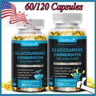 60/120 Caps Glucosamine Chondroitin Capsules Vitamin D3 Msm Triple Joint Support
