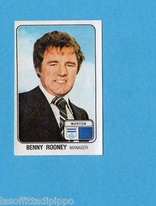 INGH/SCOZIA-FOOTBALL 79-PANINI-Figurina n.512- BENNY ROONEY - MORTON -Rec