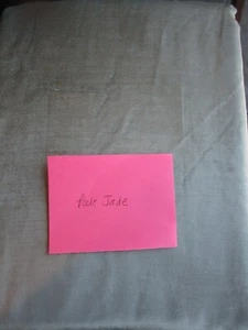 1 West Elm cotton Luster Velvet drape panel curtain  48 108 pale Jade  New - Picture 1 of 2