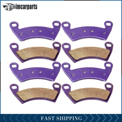 For Polaris Ranger EV HD 800 XP 700 2008 2010-2012 4x4 EFI Front+Rear Brake Pads - Image 1 of 4