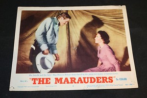 1955 The Marauders Lobby Card #8 Jarma Lewis 55-140 (C-5)