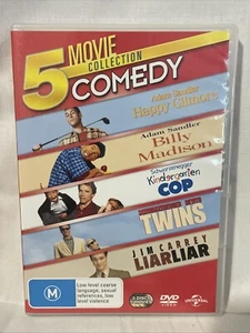 Happy Gilmore / Billy Madison / Kindergarten Cop / Twins / Liar Liar DVD R4 - Picture 1 of 11