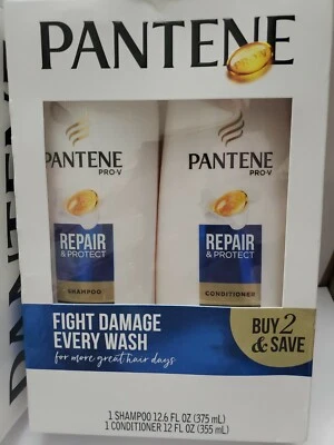Pantene Pro-V Repair & Protect Shampoo and Conditioner Fight Damage Set 12oz ea - Image 1 of 2