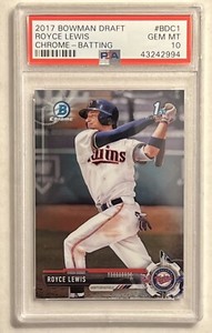 2017 Bowman Chrome Draft Royce Lewis #BDC1 PSA 10   (QUANTITY)