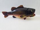 Vintage 1999 Road Champs Battery Operated 9" Bass Swimming Fish Toy
