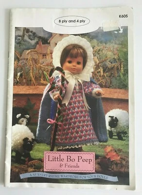 Hayfield Knitting Patterns for Dolls - Little Bo Peep & Friends  - Image 1 of 2