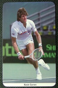 1 x Fax-Pax 1987 Tennis Card Kevin Curren