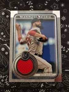 Collezione Topps Museum 2019 /50 David Price Relic Red Sox - Foto 1 di 1