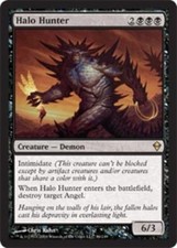 4x Halo Hunter ~ Near Mint Zendikar MTG Magic x4 4 UltimateMTG Playset Black Car