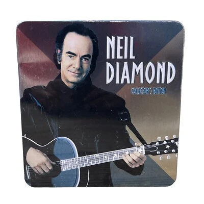 Neil Diamond Collectors Edition 3 Disk Collector Tin Set With Booklet - Image 1 of 4