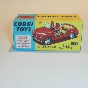 Corgi Toys 242 Fiat Ghia Jolly Repro Box - Picture 1 of 4