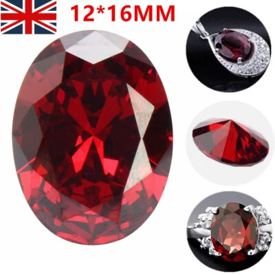High Quality 13.89CT BLOOD RED RUBY UNHEATED 12X16MM OVAL CUT AAA LOOSE GEMSTONE - Image 1 of 4