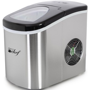 Deco Chef Stainless Steel Compact Electric Ice Maker | Top Load | 26 Lbs Per Day