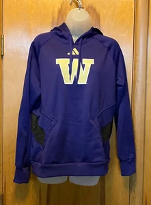 Washington Huskies Adidas Team Issue Aeroready Hoodie Herren Medium NEU mit Etikett - Bild 1 von 9
