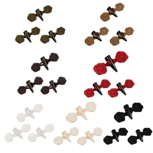 3pack Windbreaker Coat Button Children Horn Shape Resins Buckles Buttons - Picture 1 of 15