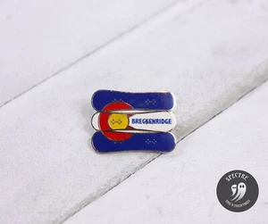 Breckenridge, colores del estado de Colorado - pasador de solapa posterior - Imagen 1 de 2