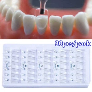 30 Stck. Dental Composite Harz Furniere Form Licht Heilung Vorderzähne USA - Bild 1 von 14