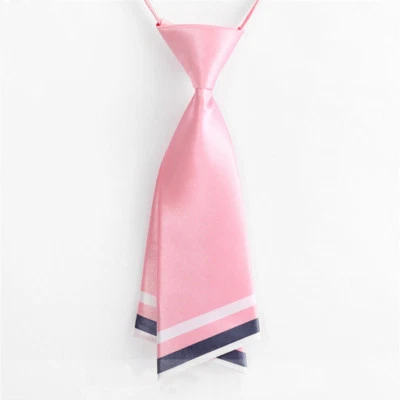 Ladies Girls Satin Tie Necktie Japanese Style Career Uniform Decor Preppy Formal - Image 1 of 4